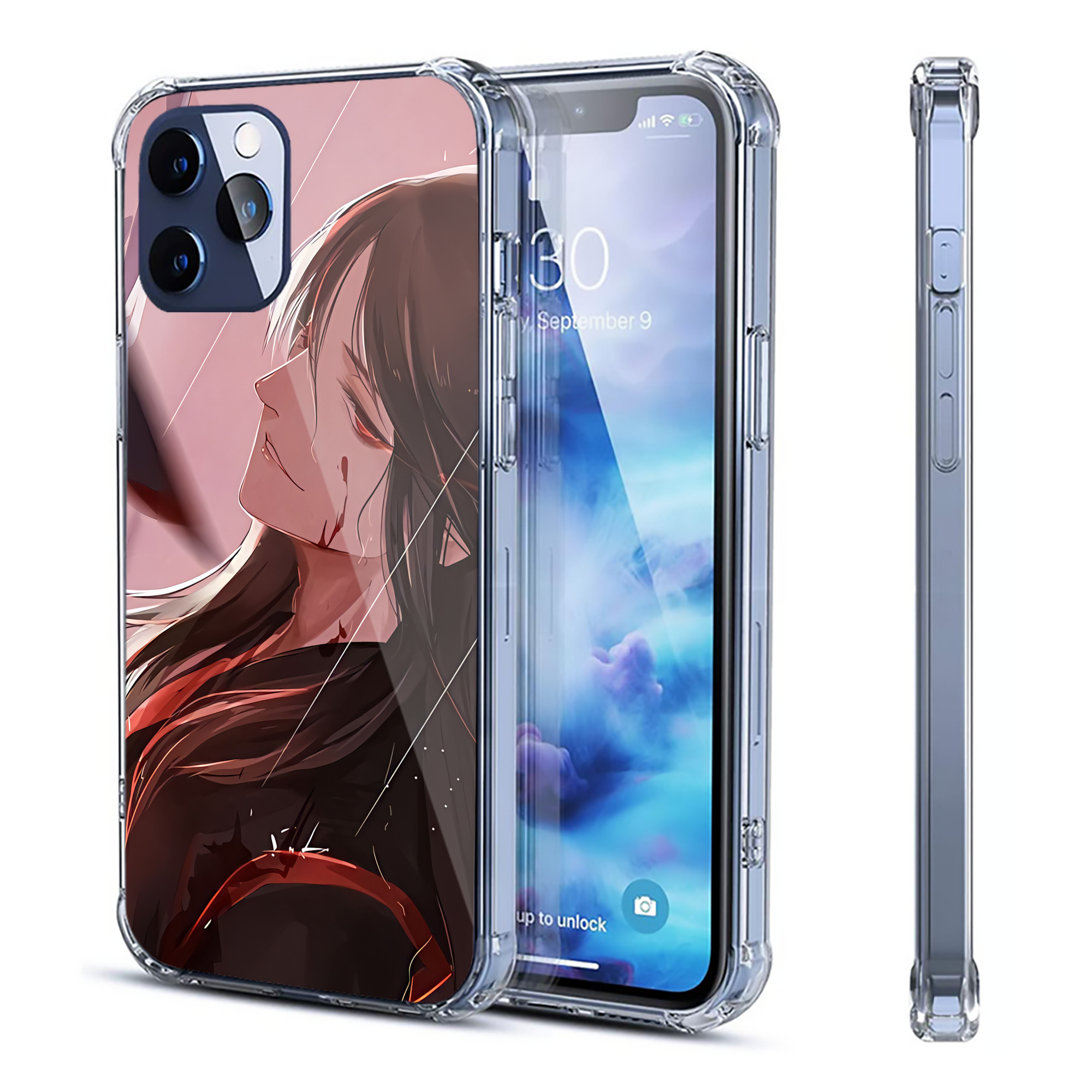 （画像用） 刀剣乱舞 Touken Ranbu 【iPhone 12シリーズ対応】透明スマホケース（クリアソフトケース）